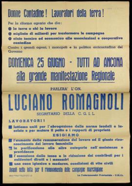 &quot;Donne contadine! Lavoratori della terra&quot; - [196-]