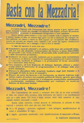 &quot;Basta con la mezzadria&quot; - [1965]