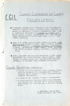 Bollettino della Camera confederale del lavoro di Pesaro e Urbino - [1972]