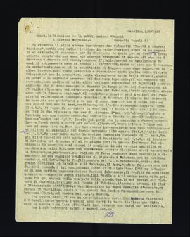 [Lettera di Silvio Battistini relativa alla ricezione di due volumi titolati &quot;Perchè i Giova...